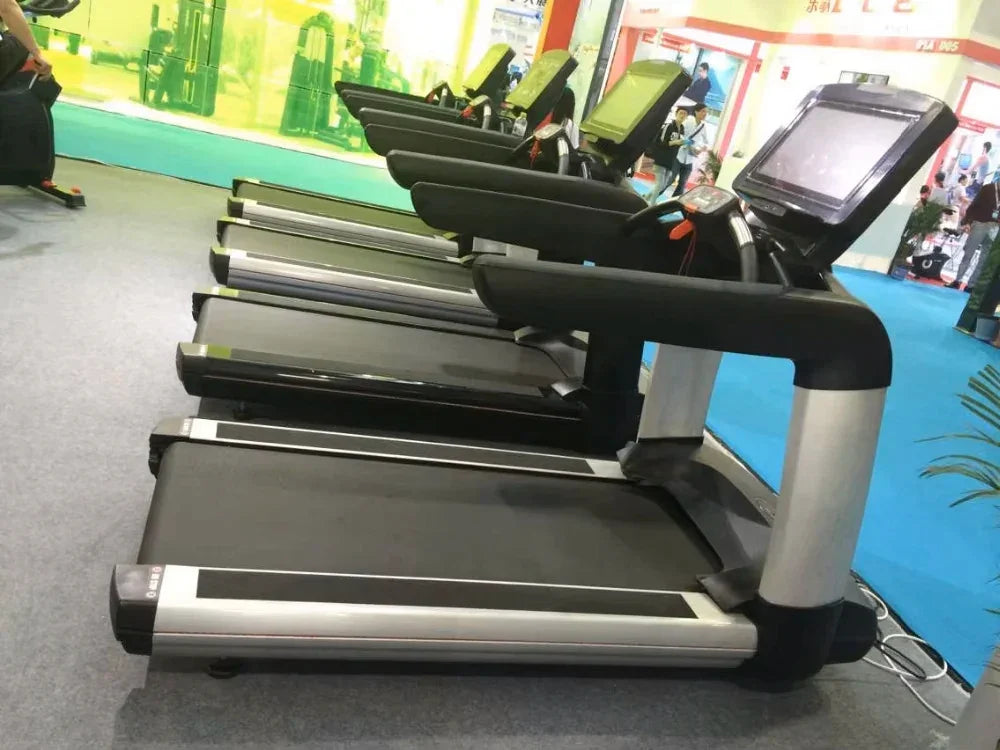 Commercial Electric Treadmill with LED Display Touch Screen Gym Cardio Fitness Running Machine Heart Rate Test Sports Equipment - GilloServ