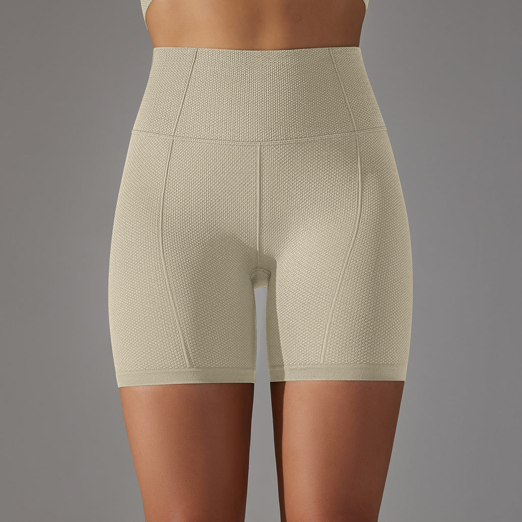 Seamless Solid color polka Jacquard High-Waisted - GilloServ