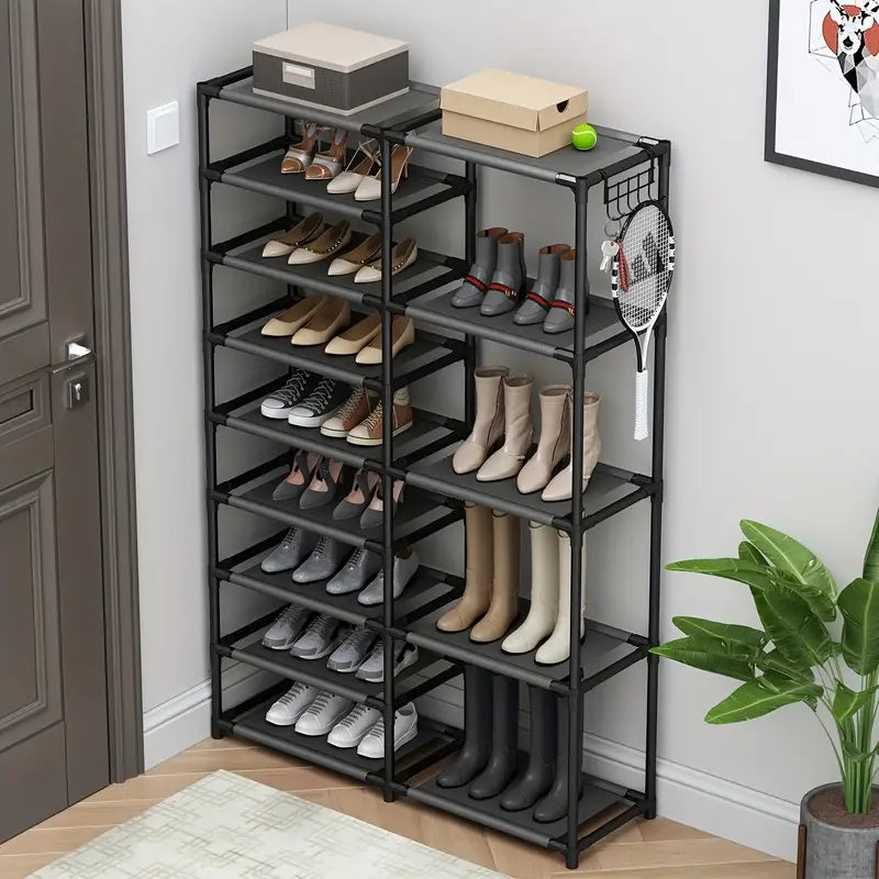 From sneakers to stilettos, this 9-tier Shoe Rack has room for all - GilloServ