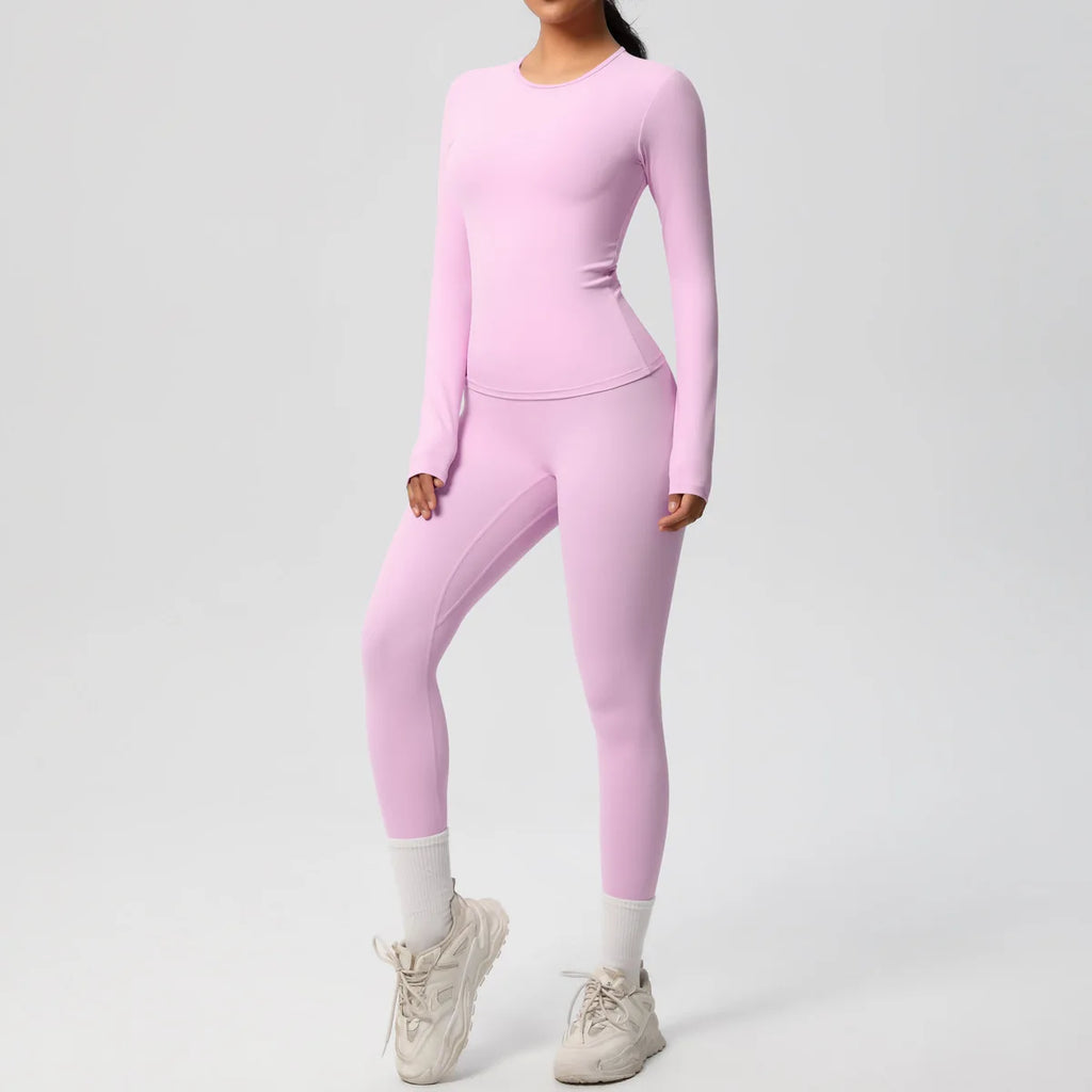 New Tracksuit 2 Pieces Yoga Suit Sports Set Sportswear Gym Set - GilloServ