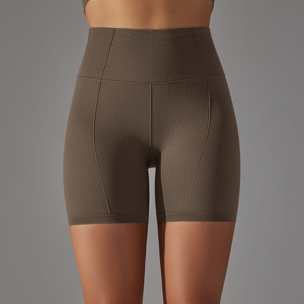 Seamless Solid color polka Jacquard High-Waisted - GilloServ