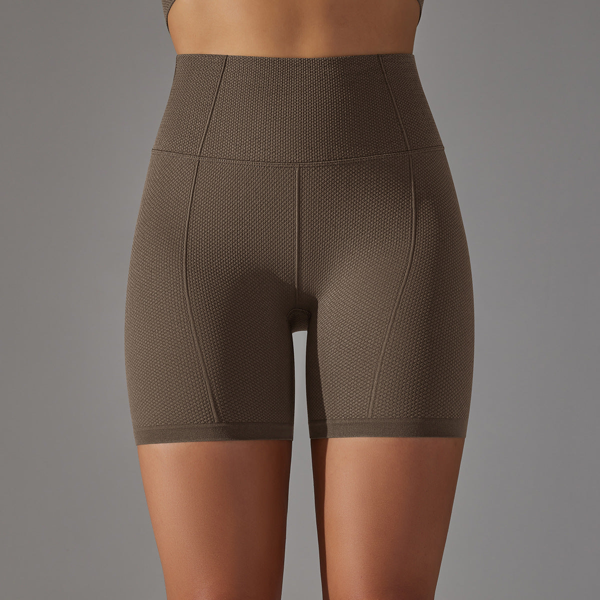 Seamless Solid color polka Jacquard High-Waisted - GilloServ