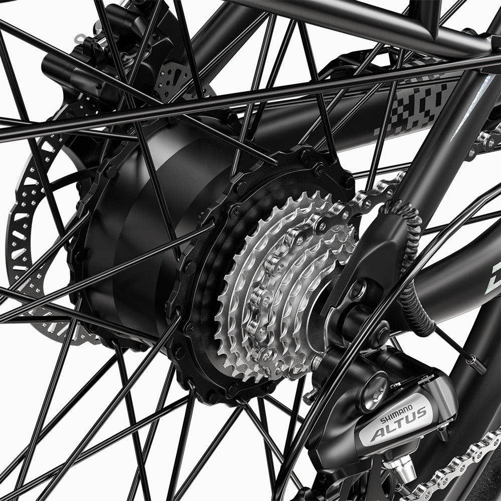 Speedy Electric mountain bike-27.5"Gray color 25km/hr. Hydraulic disc brake - GilloServ