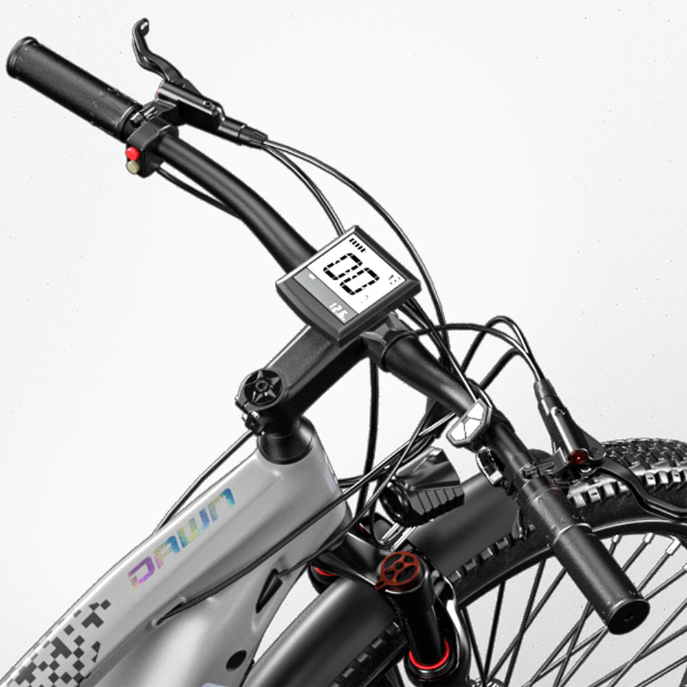 Speedy Electric mountain bike-27.5"Gray color 25km/hr. Hydraulic disc brake - GilloServ