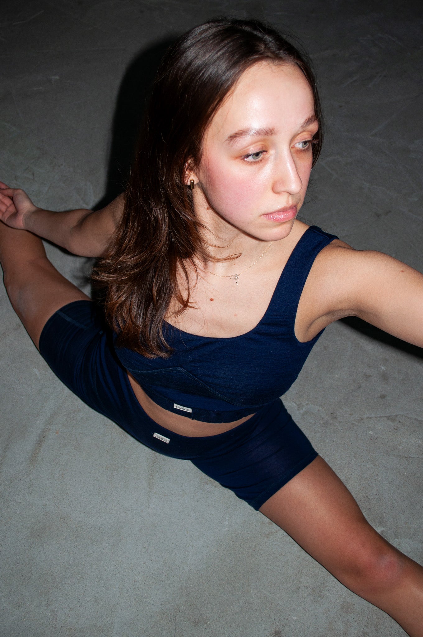 Merino Wool Sports Shorts - Dark Blue - GilloServ