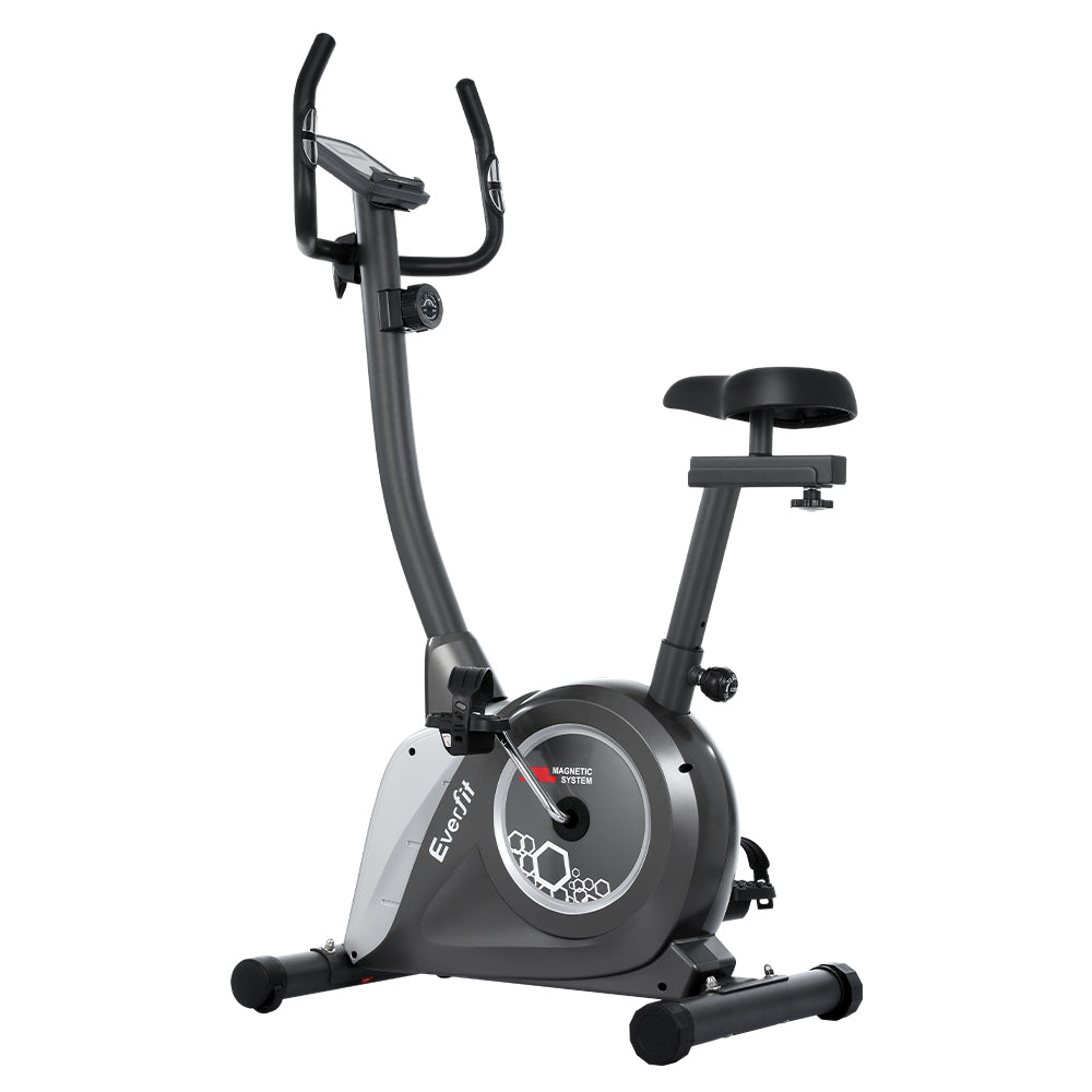 NNEDSZ Magnetic Exercise Bike Upright Bike Fitness Home Gym Cardio - GilloServ