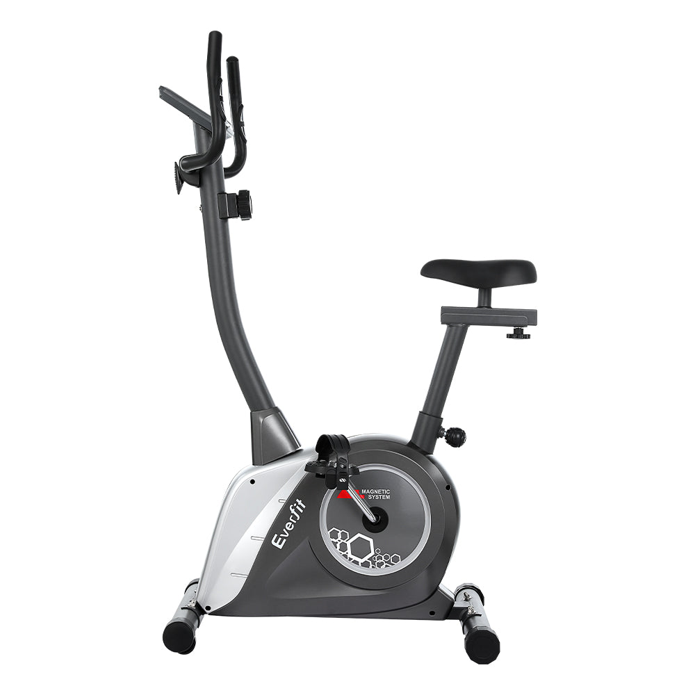 NNEDSZ Magnetic Exercise Bike Upright Bike Fitness Home Gym Cardio - GilloServ