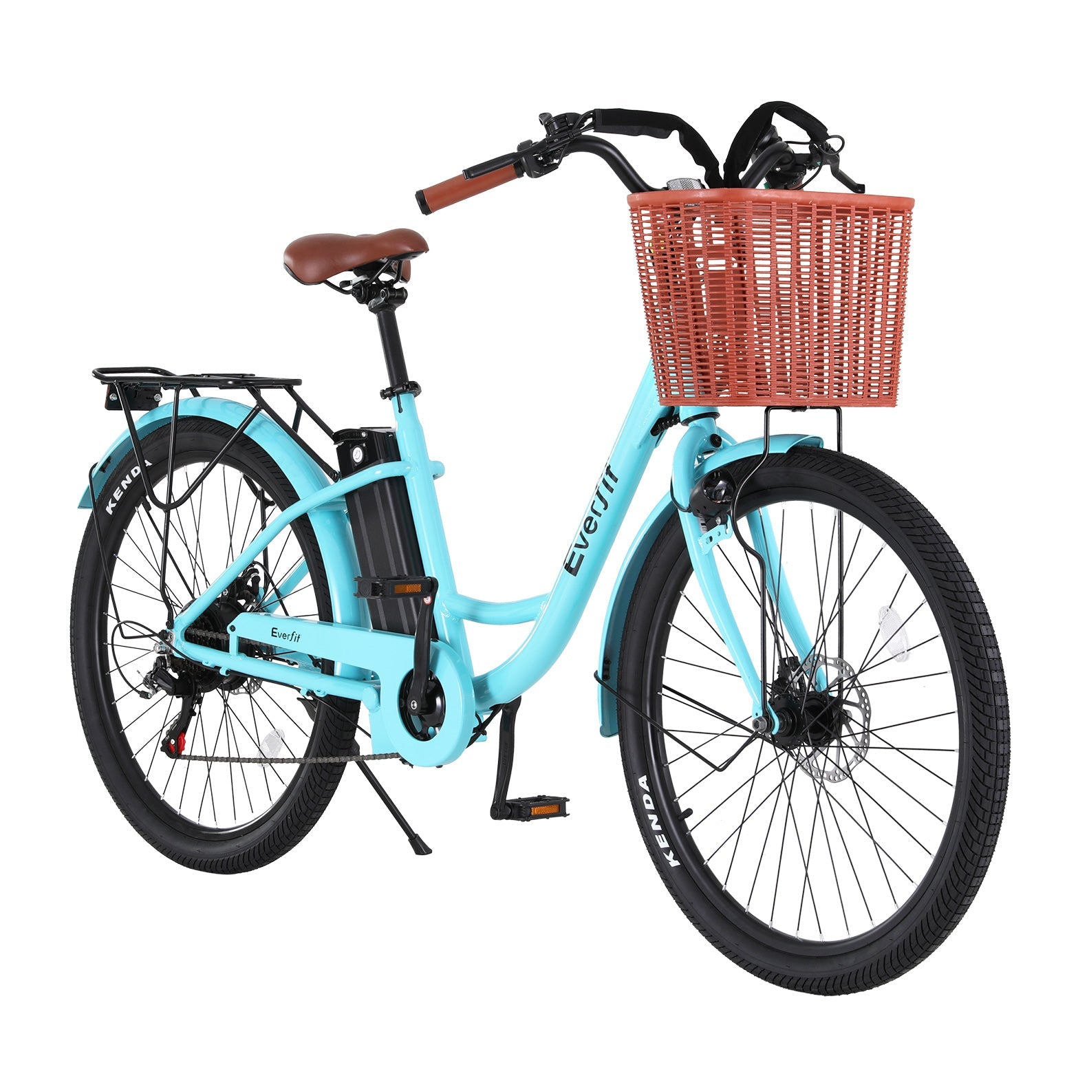 NNEDSZ 26" Electric Bike City Bicycle eBike e-Bike Commuter w/ Battery BL-2