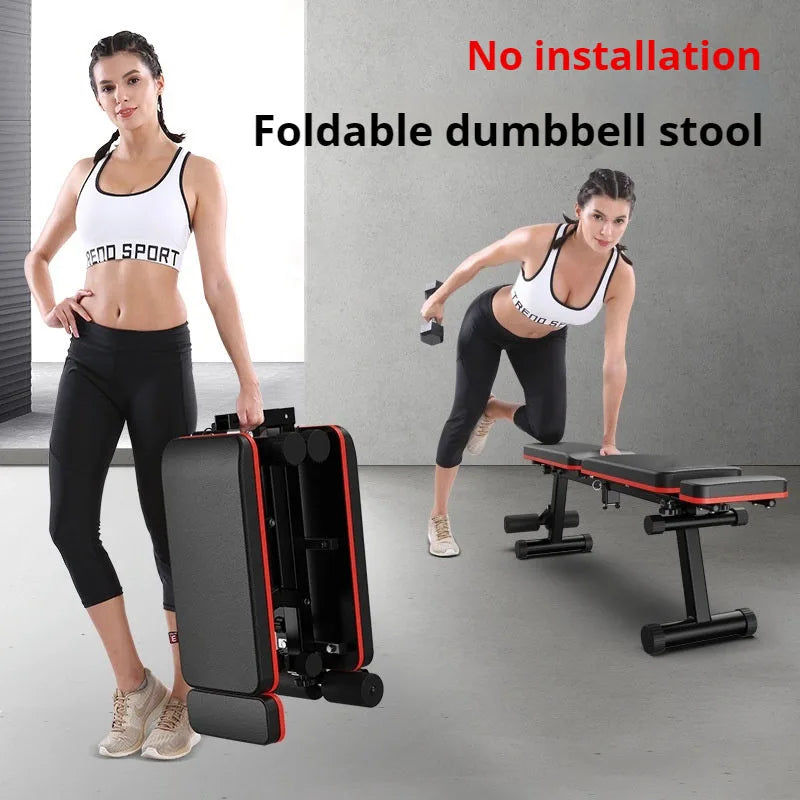 NNEOBA Multifunctional Folding Fitness Bench Stool - GilloServ