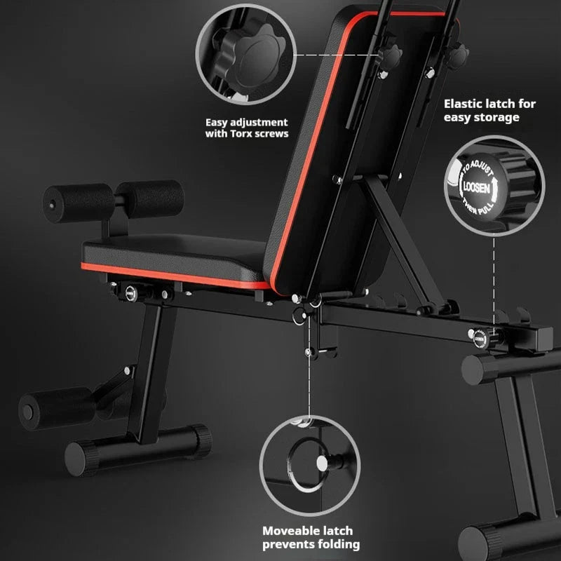 NNEOBA Multifunctional Folding Fitness Bench Stool - GilloServ