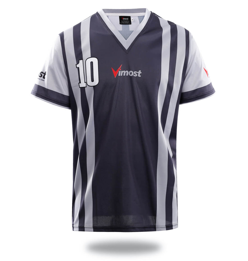 Sublimated Grey Design Soccer Jersey-0