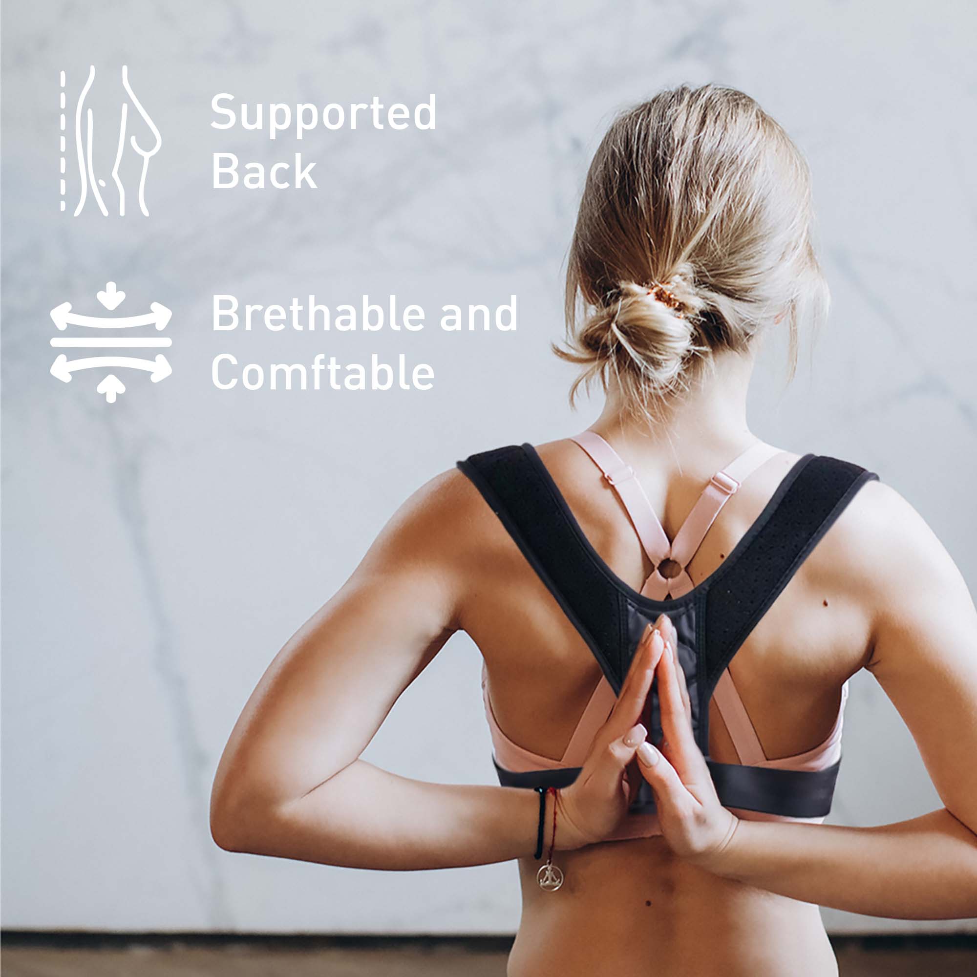 Adjustable Posture Corrector Upper Back, Neck and Clavicle Support - GilloServ