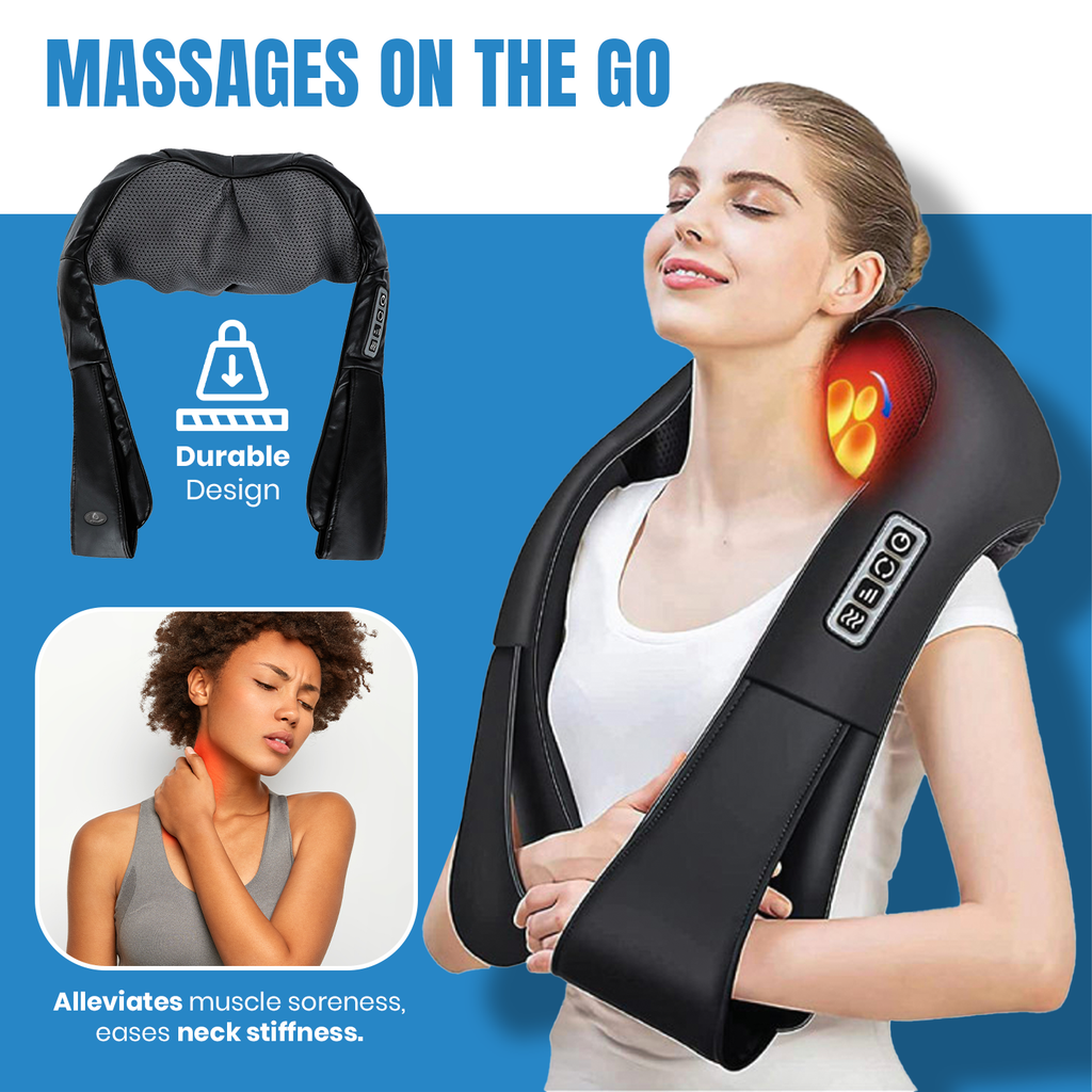 Pursonic 3D Shiatsu Heating Back and Neck Massager - GilloServ