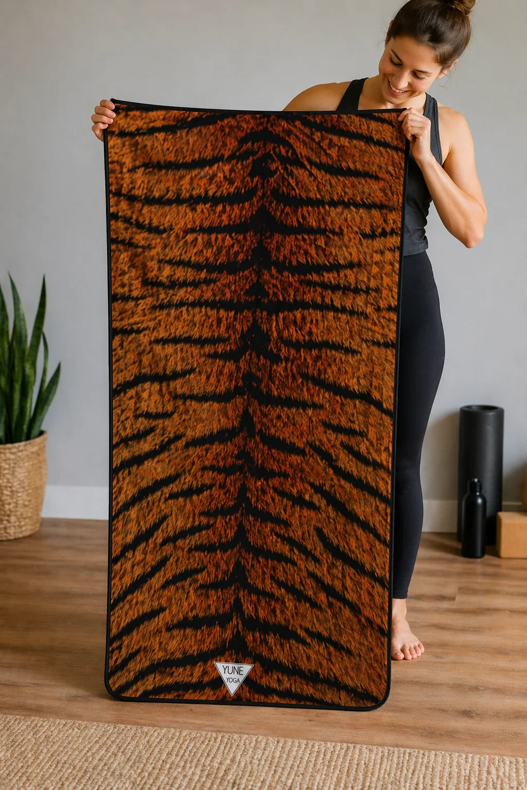Tiger Yoga Towel