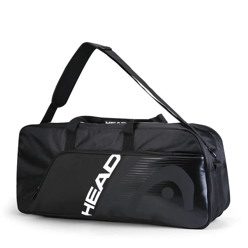 Tennis Badminton Racket Backpack Black - GilloServ