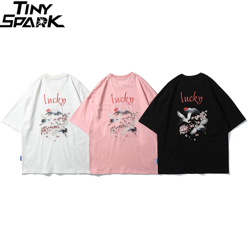 Hip Hop T Shirt Men Japanese Streetwear - GilloServ