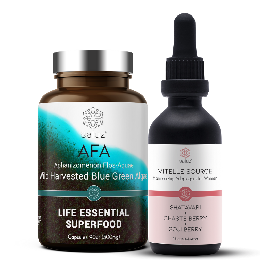 Vitelle Womens Energy Promoting Pairing AFA Nourishing Tonic For Health