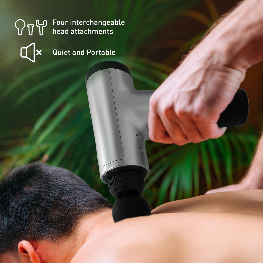 Adjustable Posture Corrector & Professional Massage Gun - GilloServ