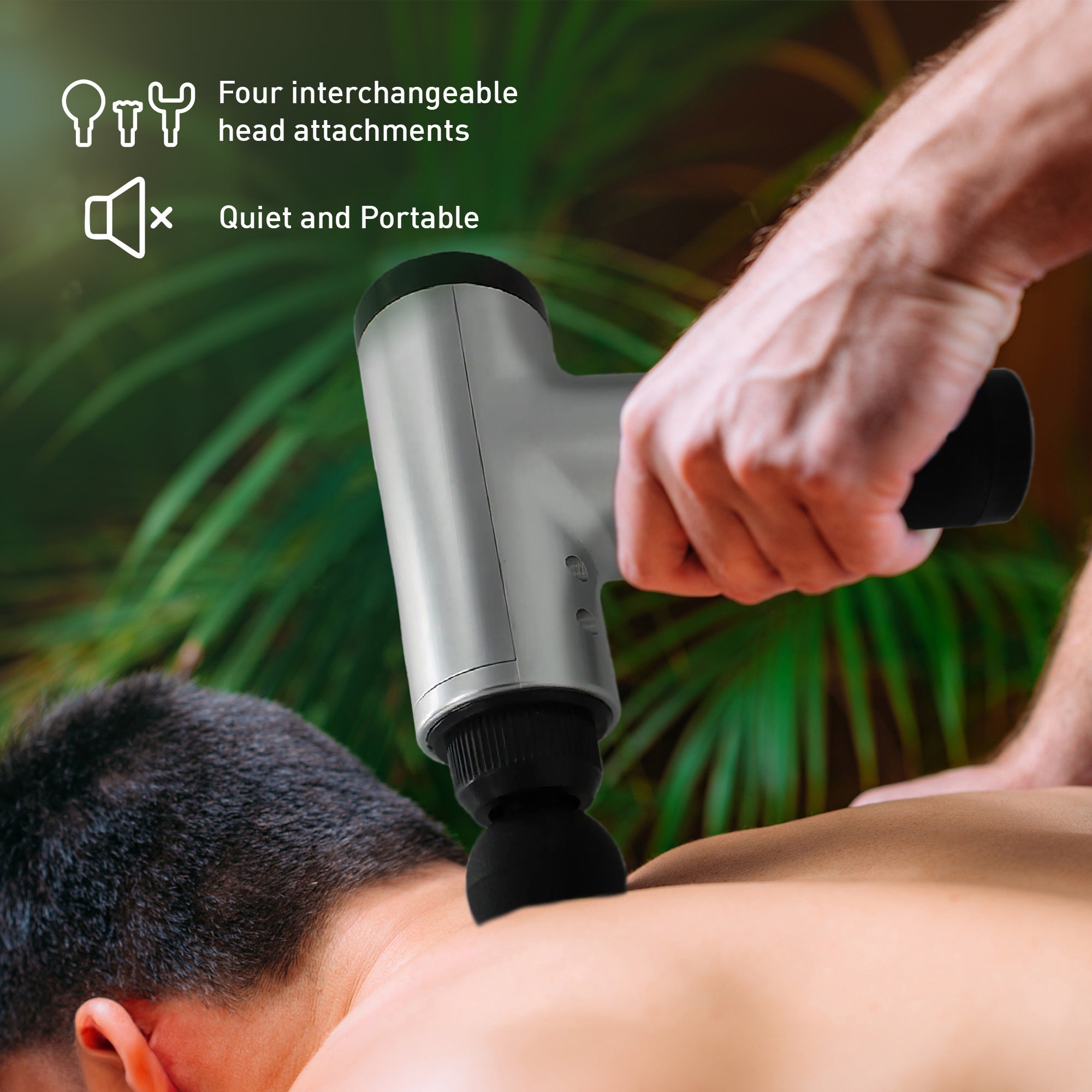 Adjustable Posture Corrector & Professional Massage Gun - GilloServ