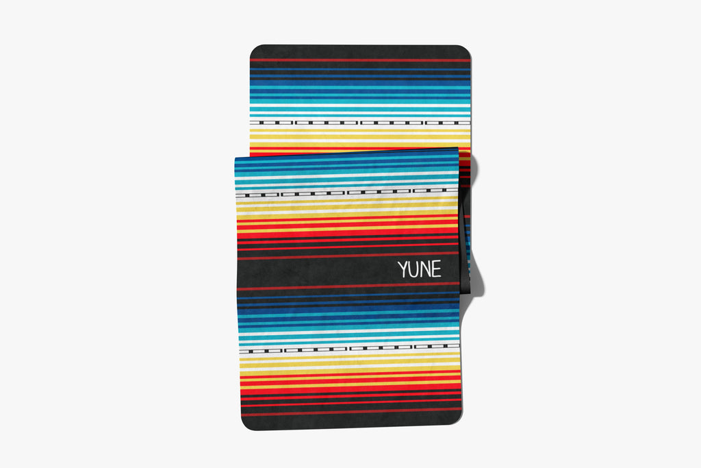Yoga Mat | 6mm Thick | Striped | Non-Slip |