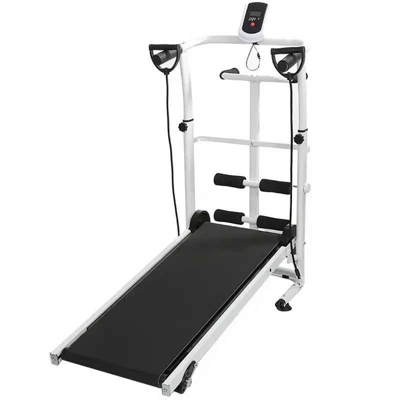 Adjustable Silent Mechanical Treadmill for Home Fitness - GilloServ