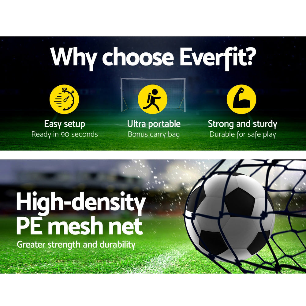 Portable Football Goal Net Kids Outdoor Training Soccer Sports - GilloServ