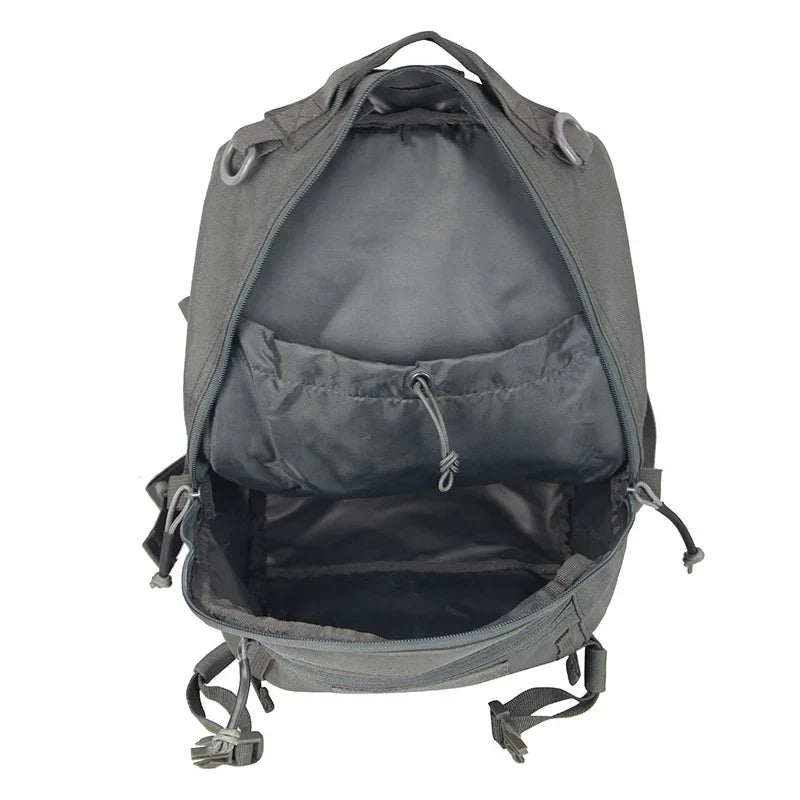Grey Tactical Molle Backpack Waterproof