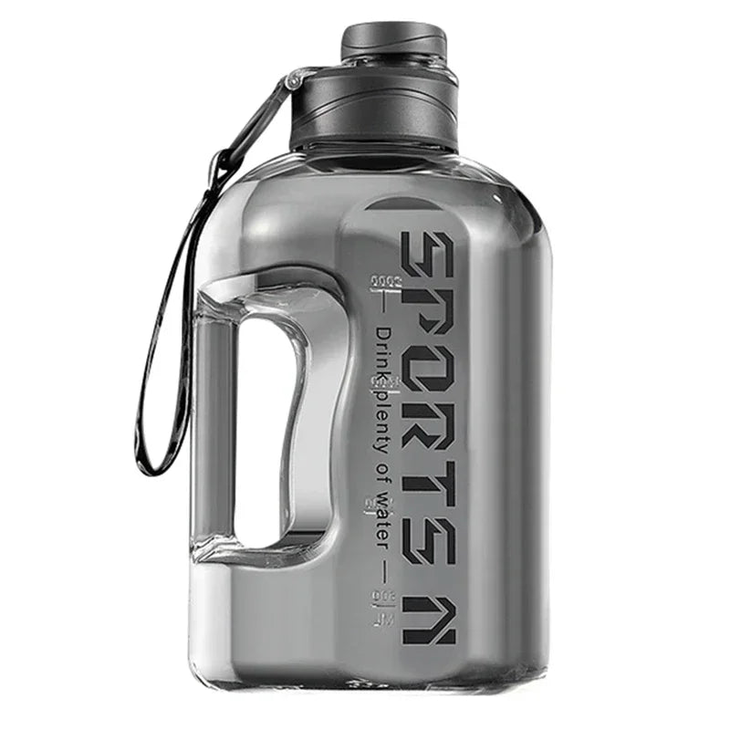 2.7L Sports Water Bottle Grey - GilloServ
