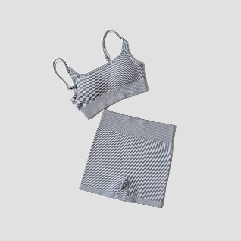 Yoga Set with Padded Sports Bra