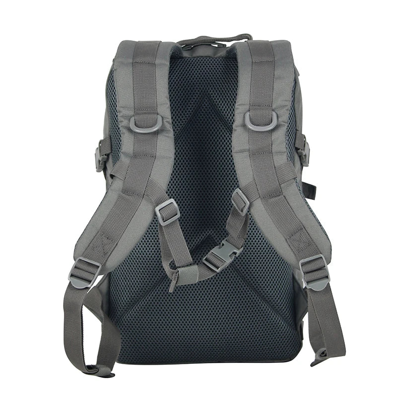 Grey Tactical Molle Backpack Waterproof