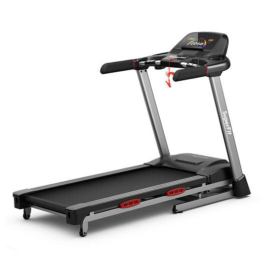 4.75 HP Folding Treadmill with Auto Incline and 20 Preset Programs - GilloServ