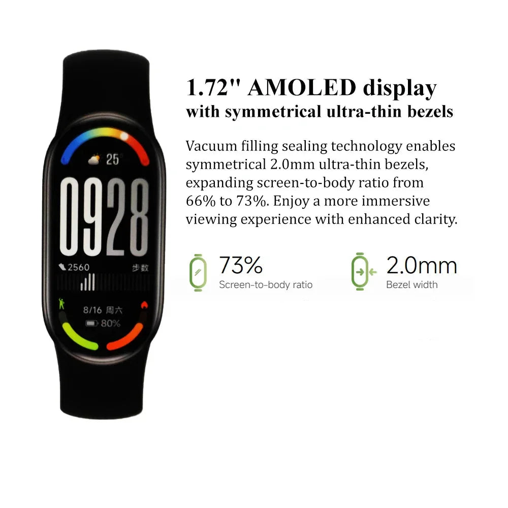 NNEOBA MOLED Fitness Tracker Black - GilloServ