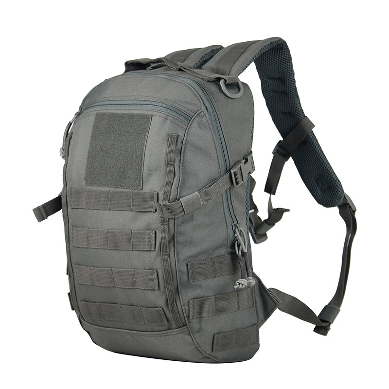 Grey Tactical Molle Backpack Waterproof