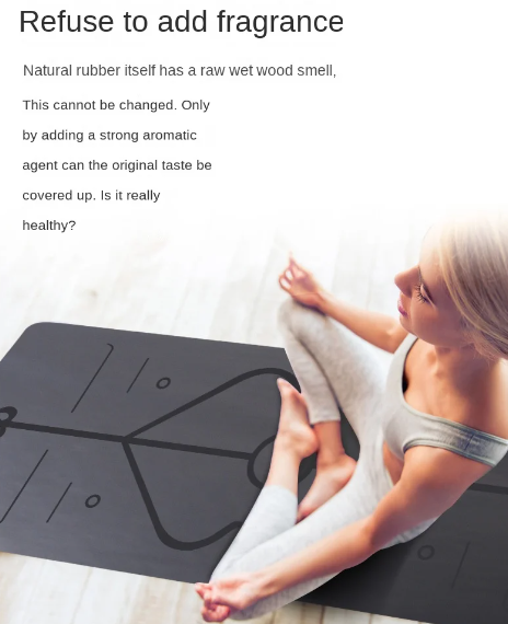 Natural Rubber Yoga Mat - GilloServ
