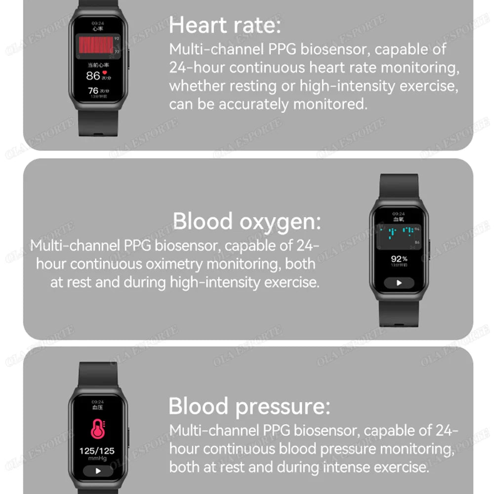 NNEOBA Fitness Smartwatch Bracelet Black - GilloServ