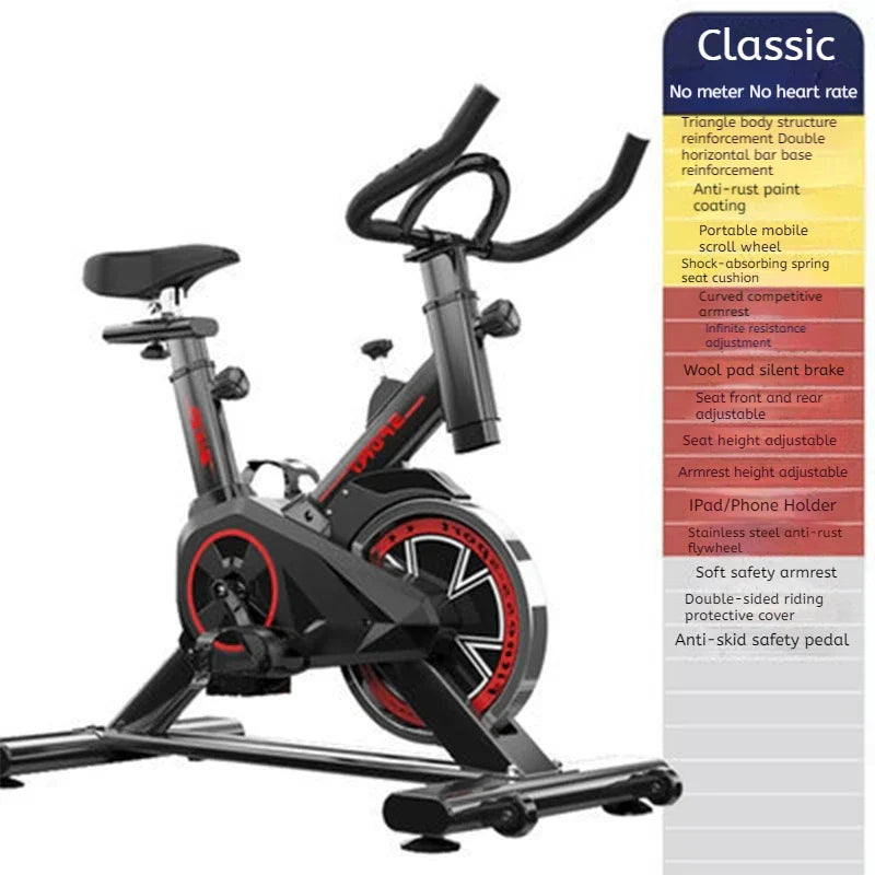 Silent Spinning Bike for Home Fitness - GilloServ