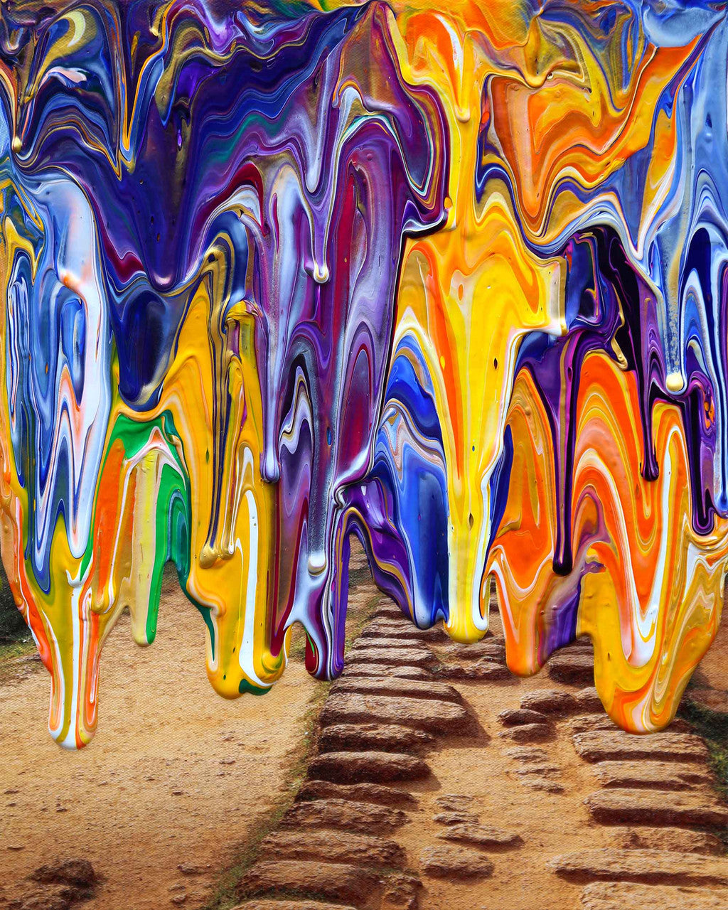 Antonio Wehrli Gravity Paint Drip Ring: Art into Jewelry-18K Gold-13