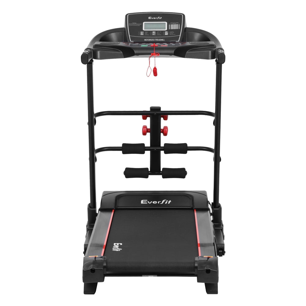 Treadmill Electric Home Gym Fitness Machine w/ Sit Up Bar 420mm - GilloServ