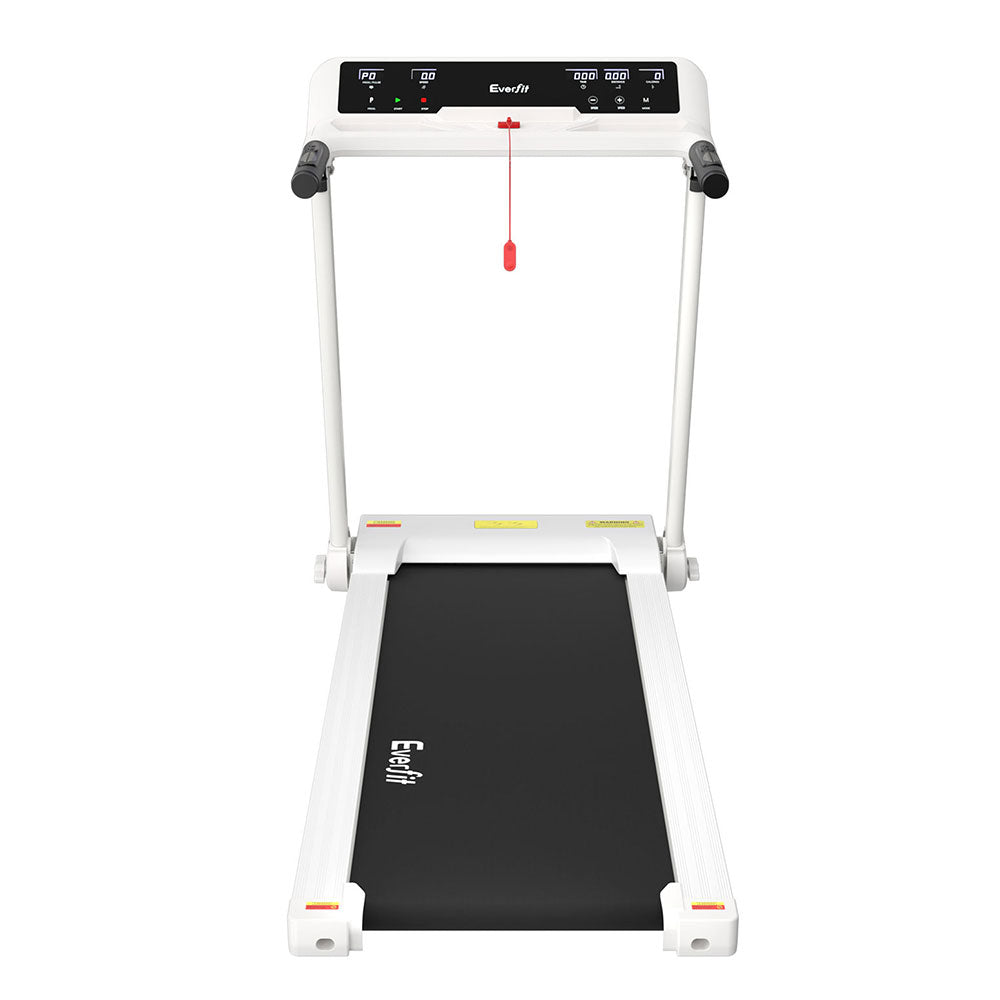 Treadmill Electric Home Gym Fitness Exercise Knob Foldable 450mm White - GilloServ