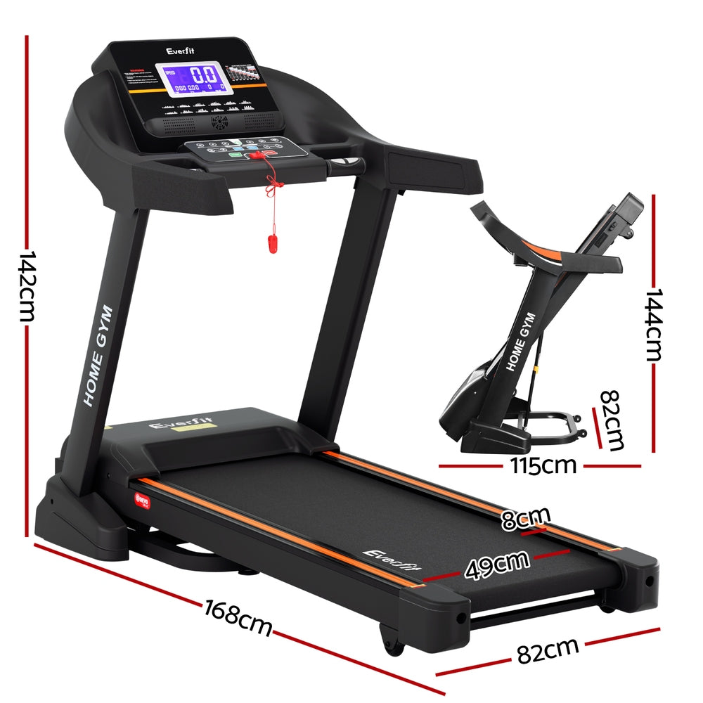 Treadmill Electric Auto Incline Home Gym Fitness Exercise - GilloServ