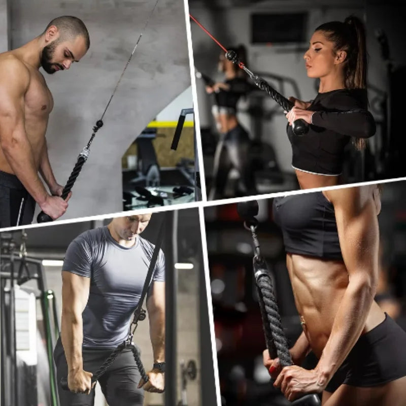 Triceps Rope Pull Down Device for Gym - GilloServ