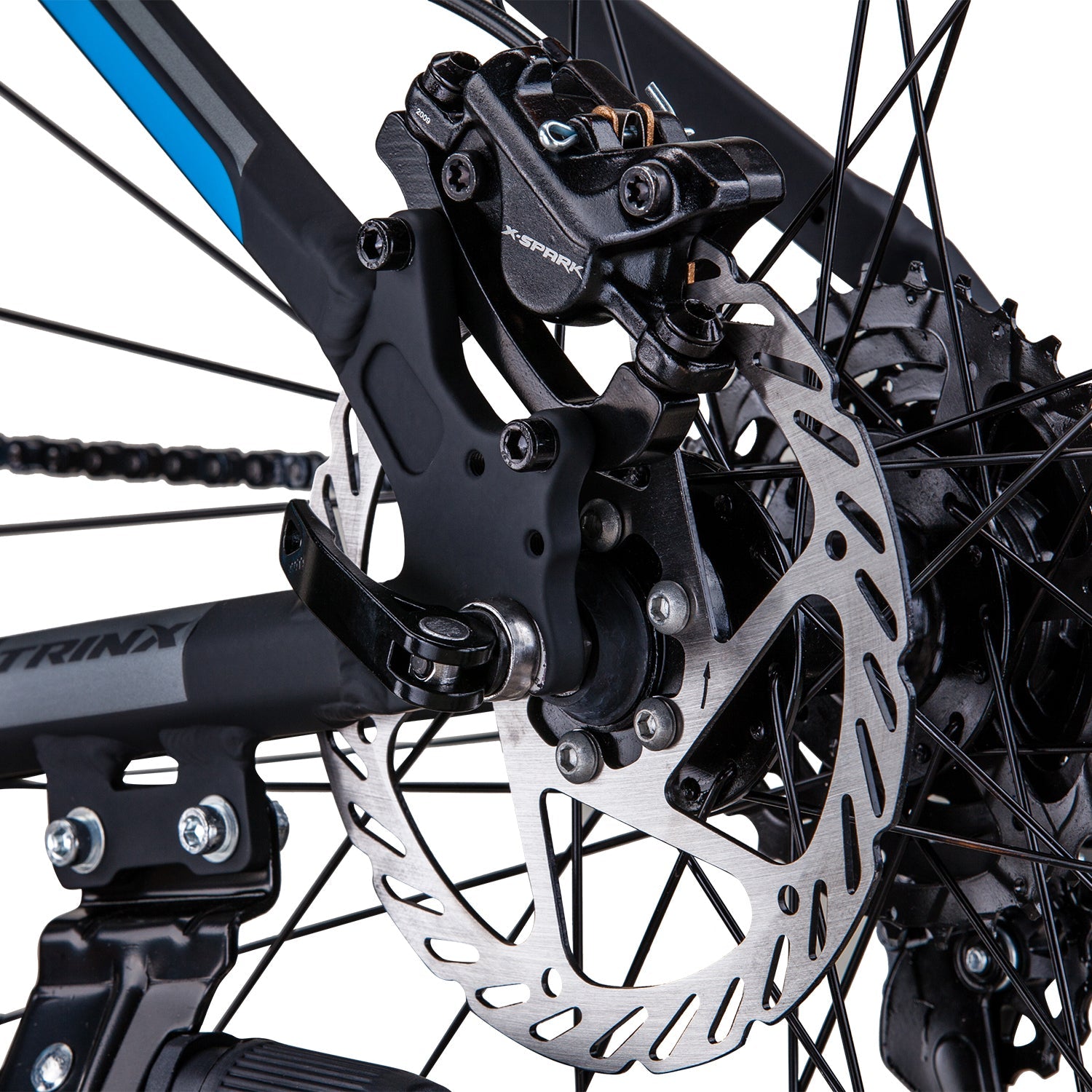 M600 Mountain Bike 24 Speed MTB Bicycle 17 Inches Frame Blue - GilloServ