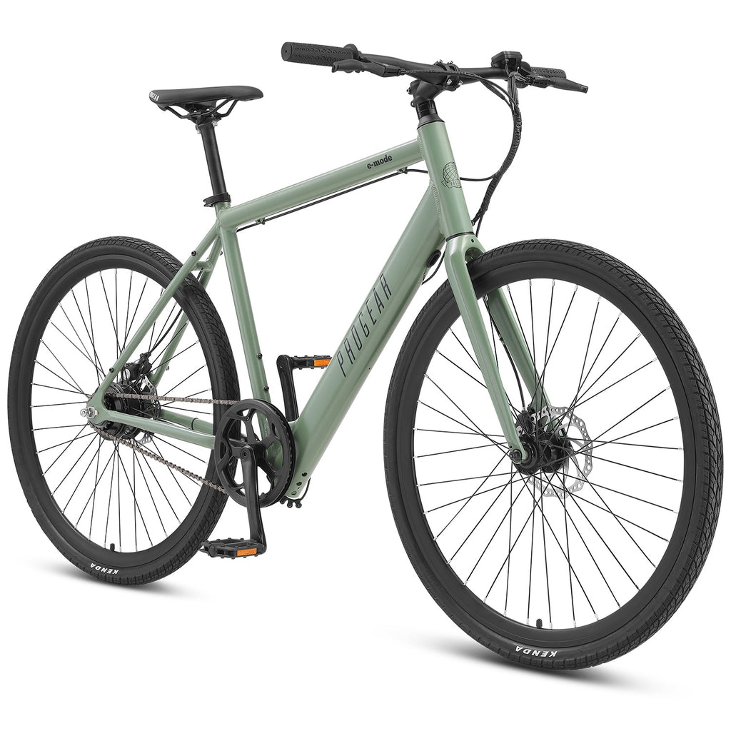 NNEDSZ Progear Bikes E-Mode Urban E-Bike 700c*53cm in Olive-0