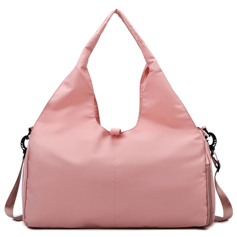 Large Capacity Dry///Wet Separation// Wear-resistant//Sports Fitness Storage Bag - Pink - GilloServ