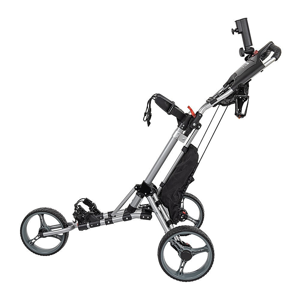 Golf Club Buggy Trolley Cart Compact Foldable 3 Wheel - GilloServ