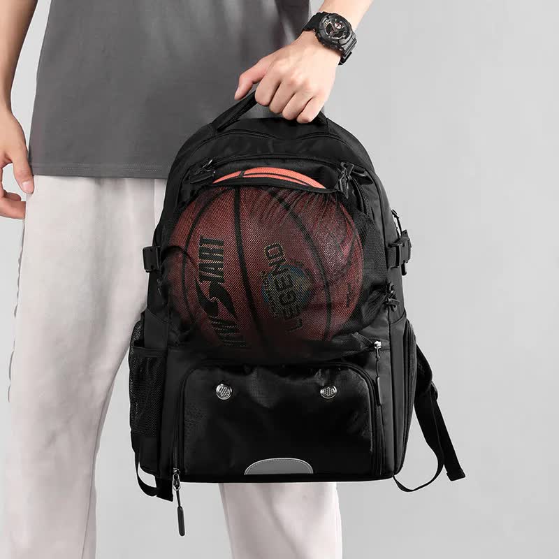 Blue And Black Large Capacity Sports Backpack, Waterproof - GilloServ