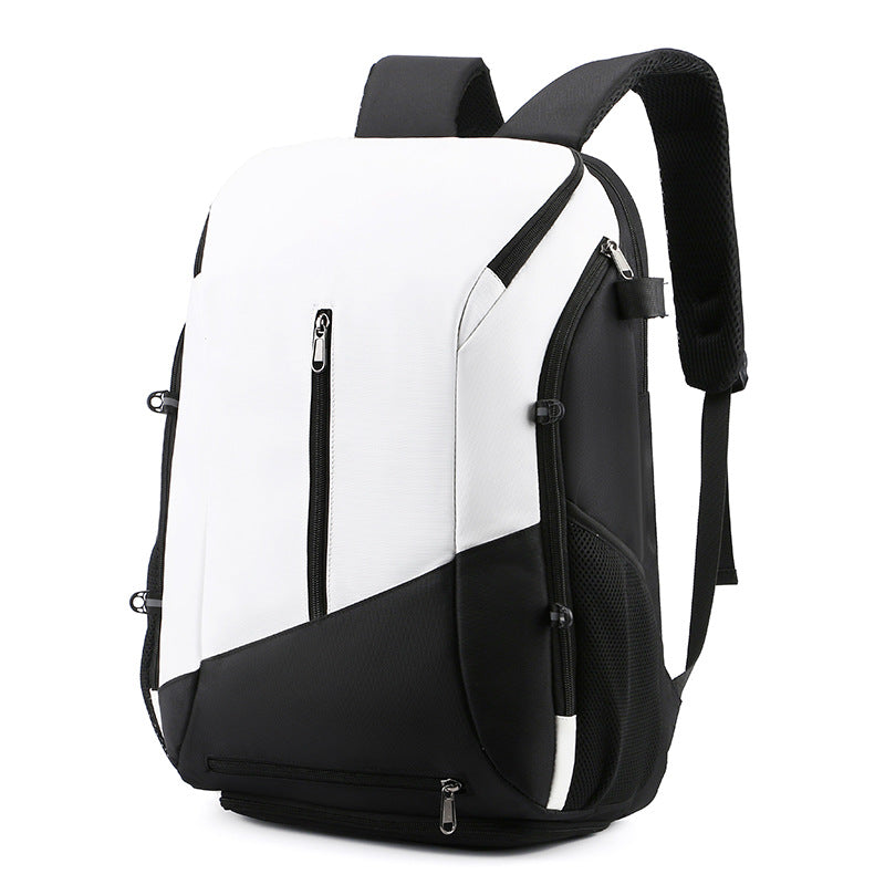White and black Multi-functional Sports Backpack for Men & Women - GilloServ