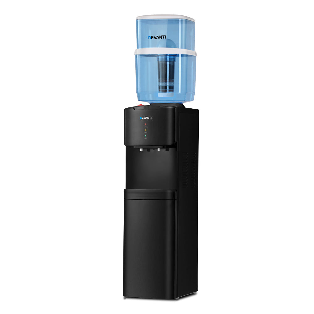 Water Cooler Chiller Dispenser Bottle Stand Filter Purifier Office Black - GilloServ