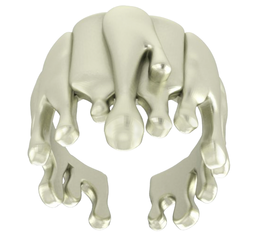 Antonio Wehrli Gravity Paint Drip Ring: Art into Jewelry-18K Gold-23