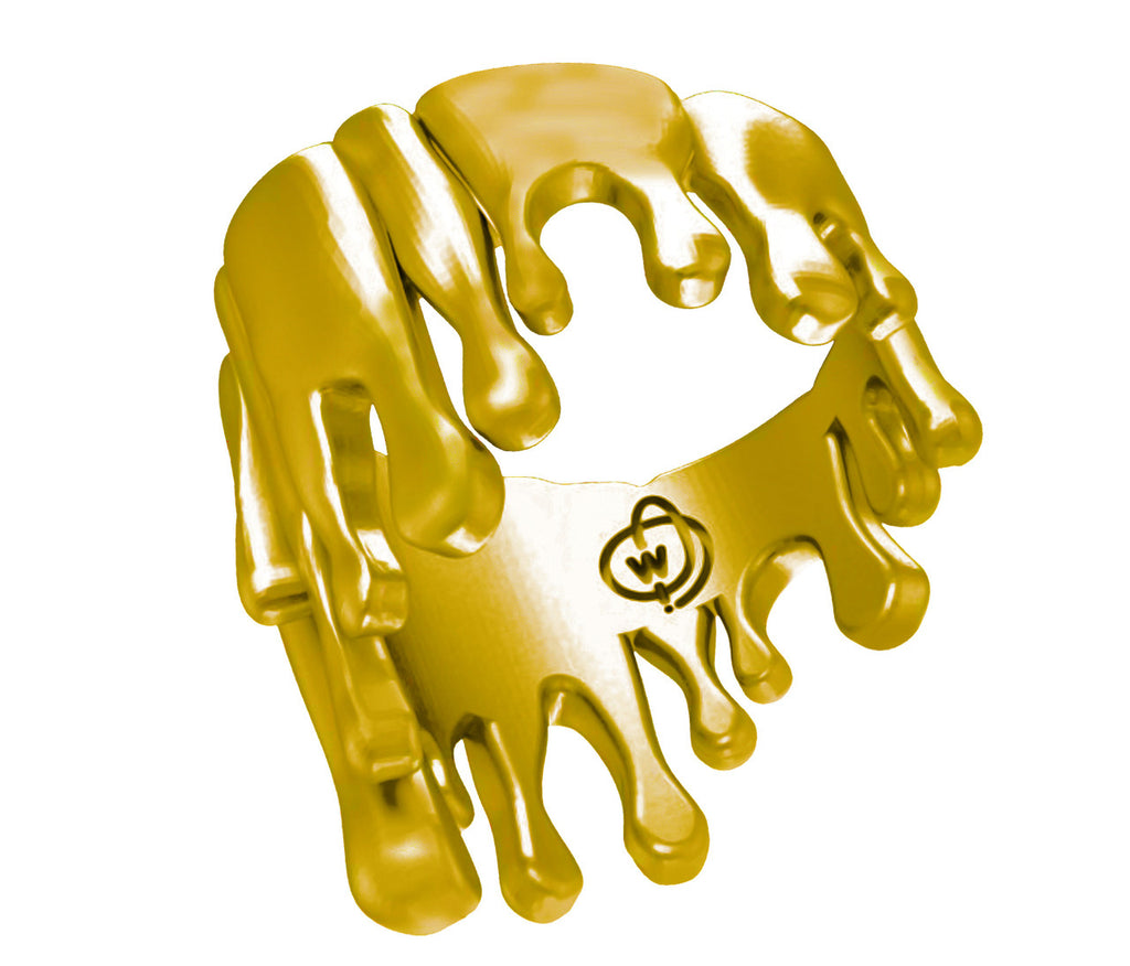 Antonio Wehrli Gravity Paint Drip Ring: Art into Jewelry-18K Gold-21